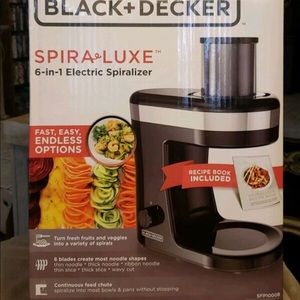 Black + decker electric spiralizer 6-in-1